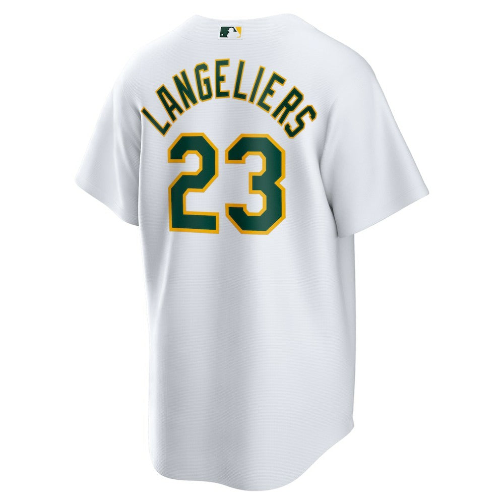 MLB Shea Langeliers Athletics Nike Home Replica Jersey
