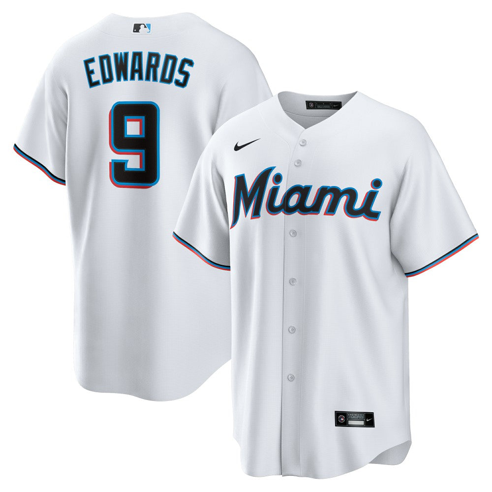 MLB Xavier Edwards Miami Marlins Nike Home Replica Jersey