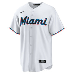 MLB Kyle Stowers Miami Marlins Nike Home Replica Jersey