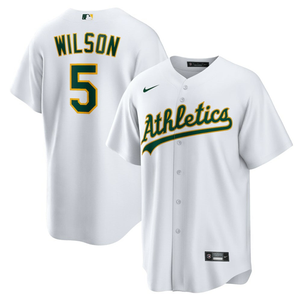 MLB Jacob Wilson Athletics Nike Home Replica Jersey