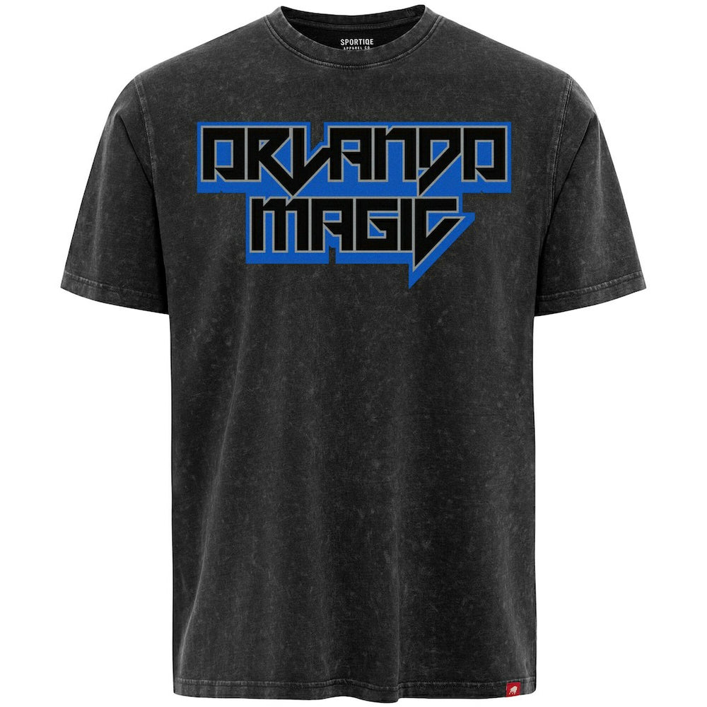 NBA Orlando Magic Sportiqe Unisex Rock & Roll Collection Angus Premium Mineral Wash T-Shirt