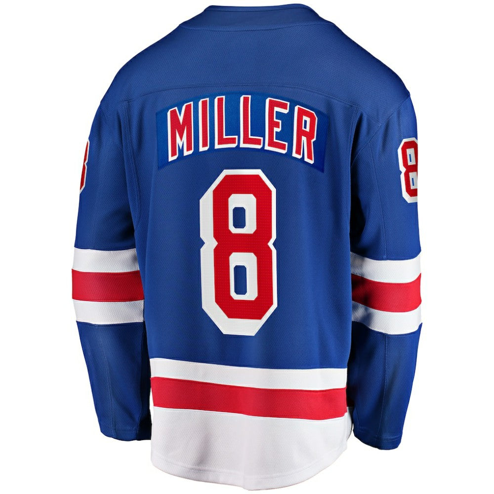 NHL Blue J.T. Miller New York Rangers Fanatics Home Breakaway Jersey