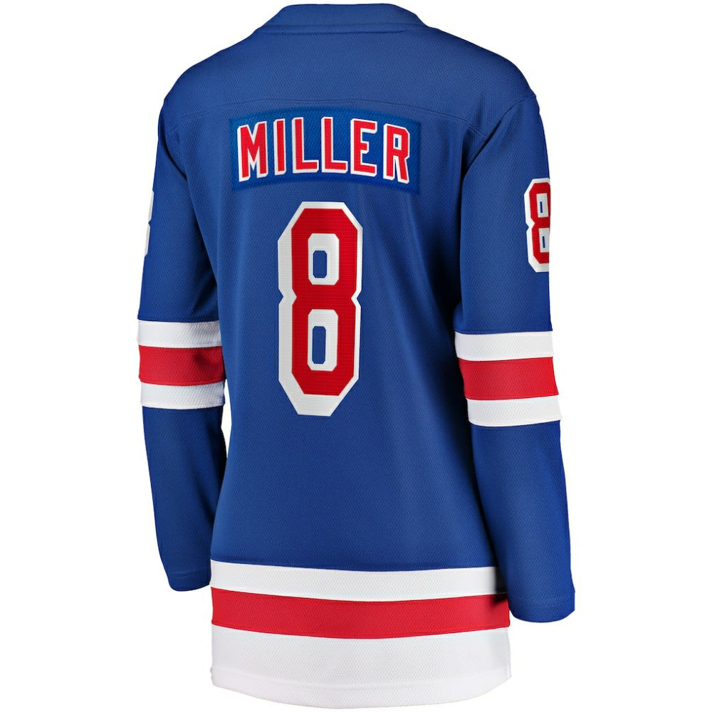NHL Blue J.T. Miller New York Rangers Fanatics Women's Home Breakaway Player Jersey