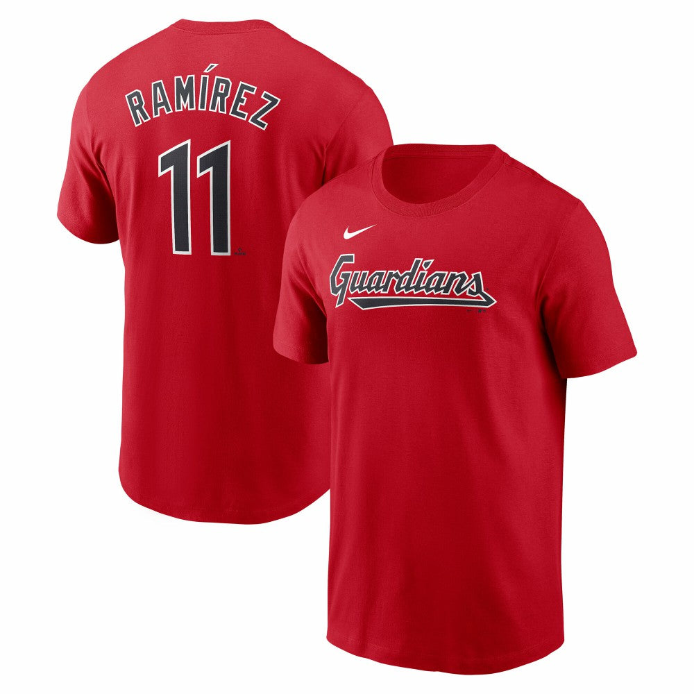 MLB Jose Ramirez Cleveland Guardians Nike Fuse Name & Number T-Shirt