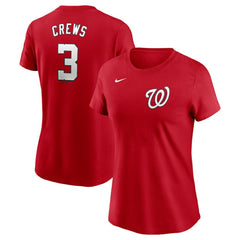 MLB Dylan Crews Washington Nationals Nike Women's Cooperstown Collection Fuse Name & Number T-Shirt