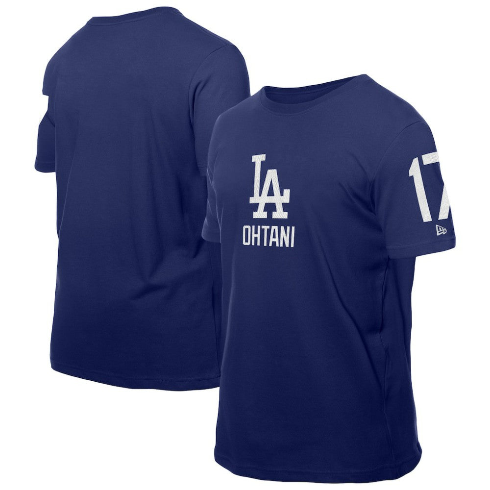 MLB Shohei Ohtani Los Angeles Dodgers New Era Design Lab Name & Number T-Shirt