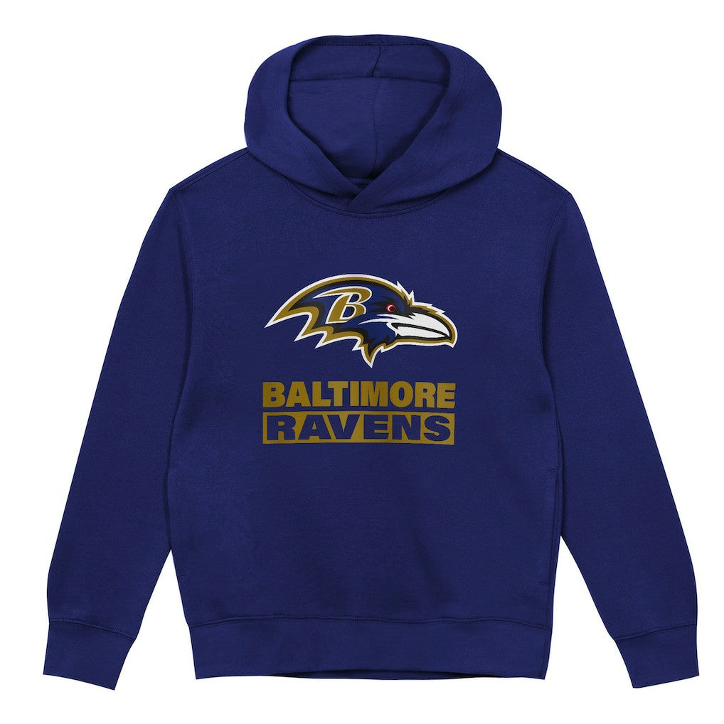 Outerstuff Preschool Back to Basics Hoodie - Baltimore Ravens