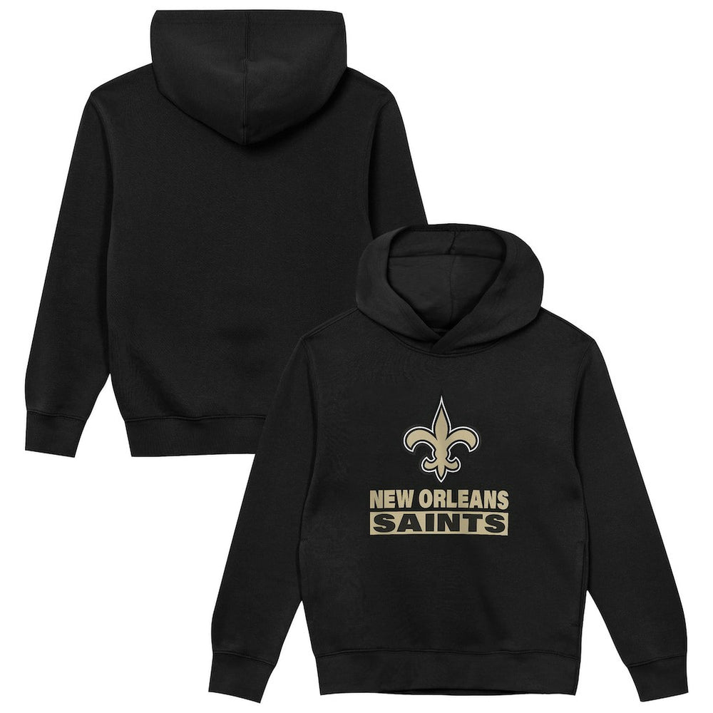 Outerstuff Preschool Back to Basics Hoodie - New Orleans Saints