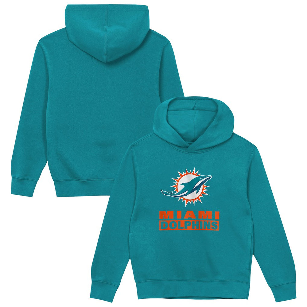 Outerstuff Preschool Back to Basics Hoodie - Miami Dolphins