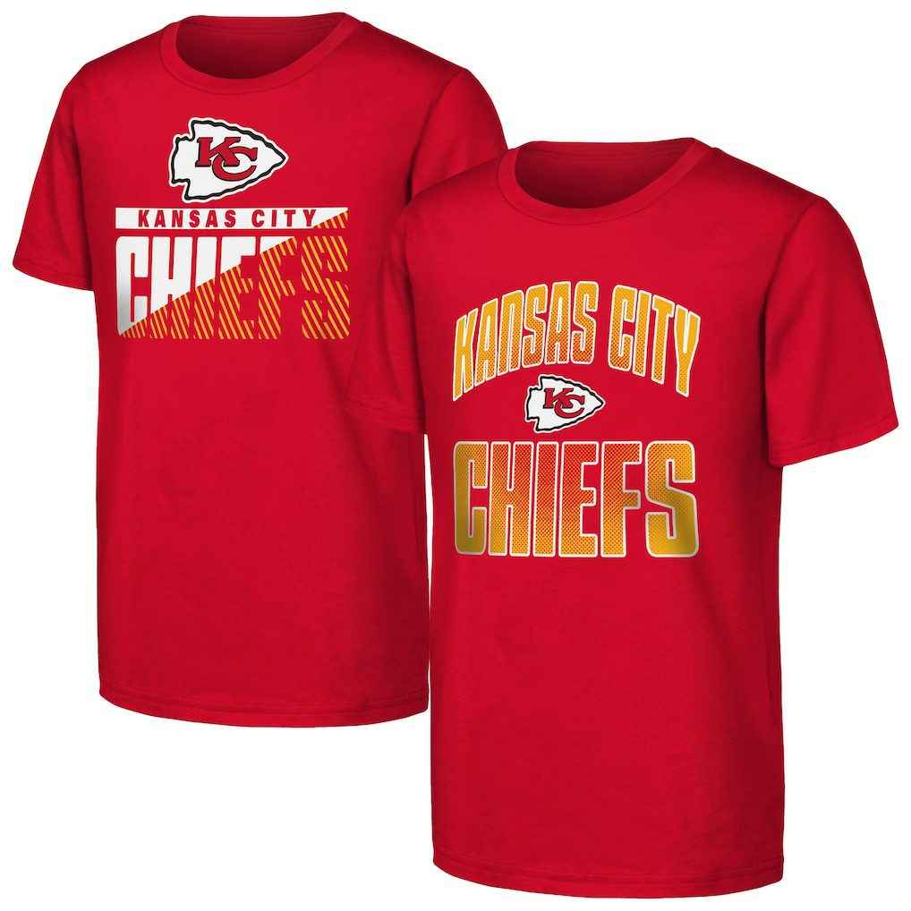 Outerstuff Youth Never Quit 2-Pack T-Shirt Set - Kansas City Chiefs