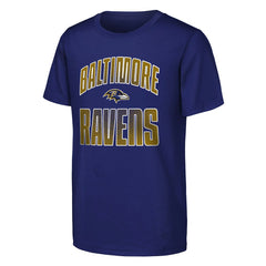 Outerstuff Youth Never Quit 2-Pack T-Shirt Set - Baltimore Ravens