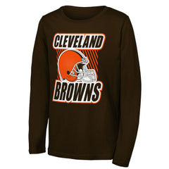 Outerstuff Youth Never Settle Long Sleeve T-Shirt - Cleveland Browns