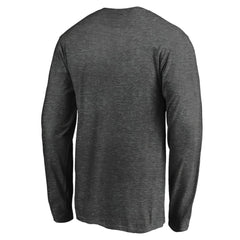 NHL Charcoal Dallas Stars Fanatics Logo Long Sleeve T-Shirt