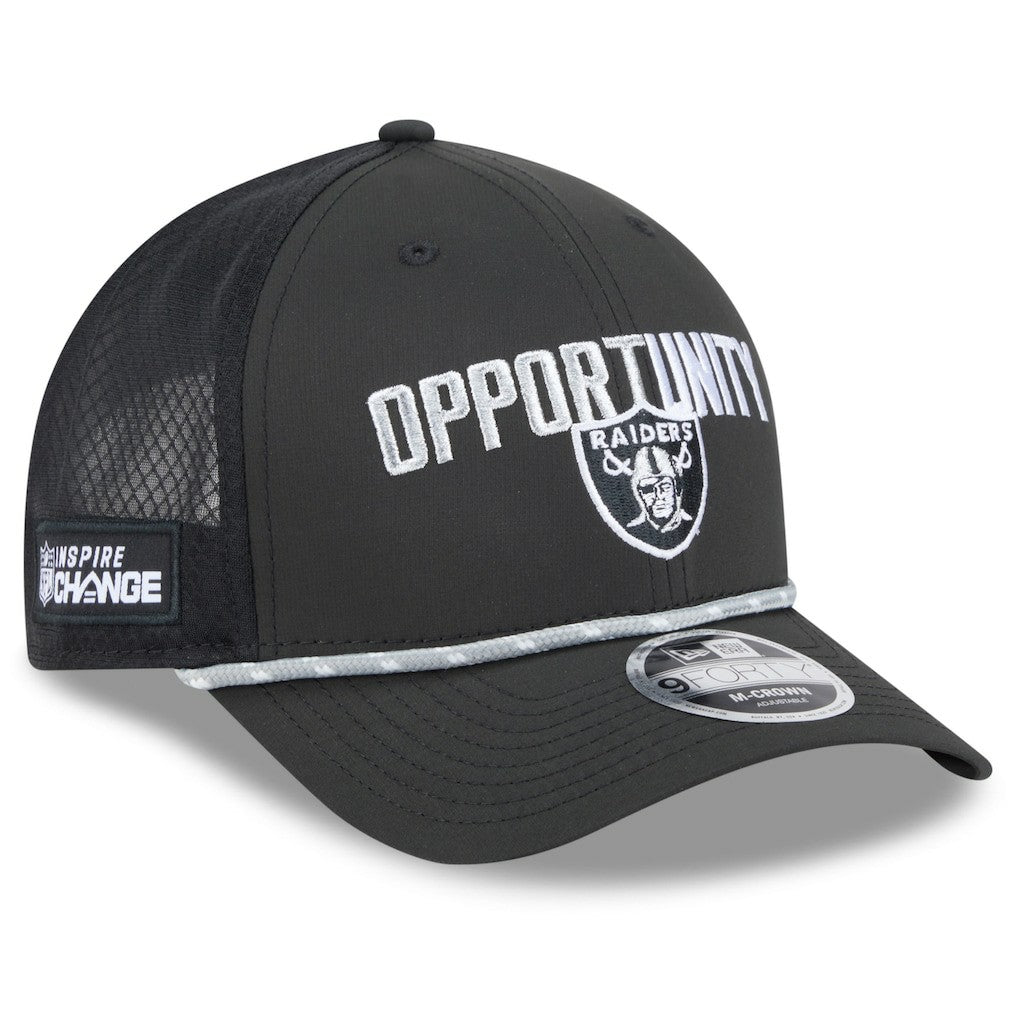 2025 Inspire Change 9FORTY M-Crown Adjustable Hat - Las Vegas Raiders
