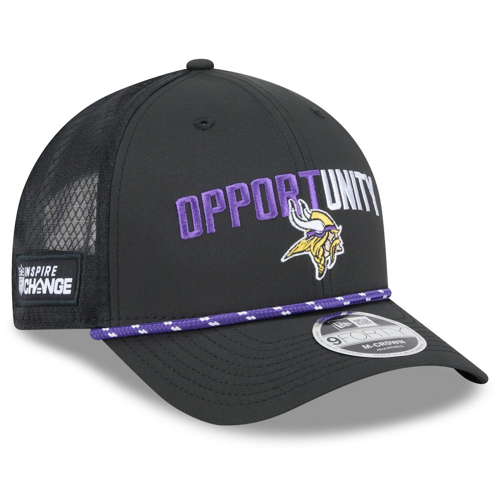 2025 Inspire Change 9FORTY M-Crown Adjustable Hat - Minnesota Vikings