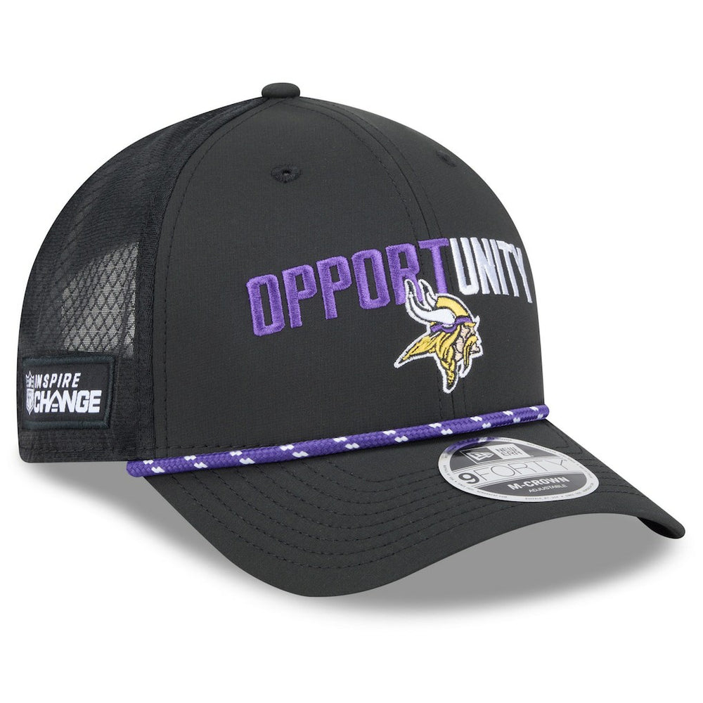 2025 Inspire Change 9FORTY M-Crown Adjustable Hat - Minnesota Vikings