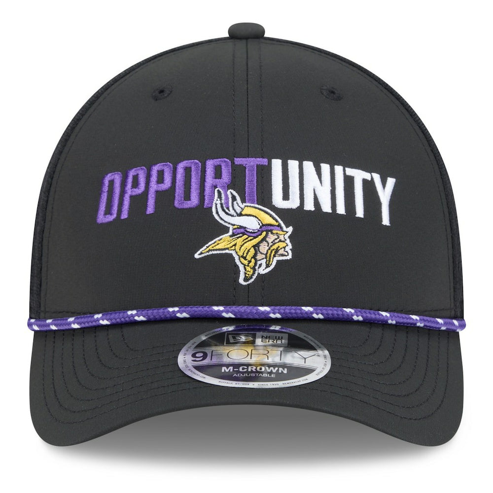 2025 Inspire Change 9FORTY M-Crown Adjustable Hat - Minnesota Vikings