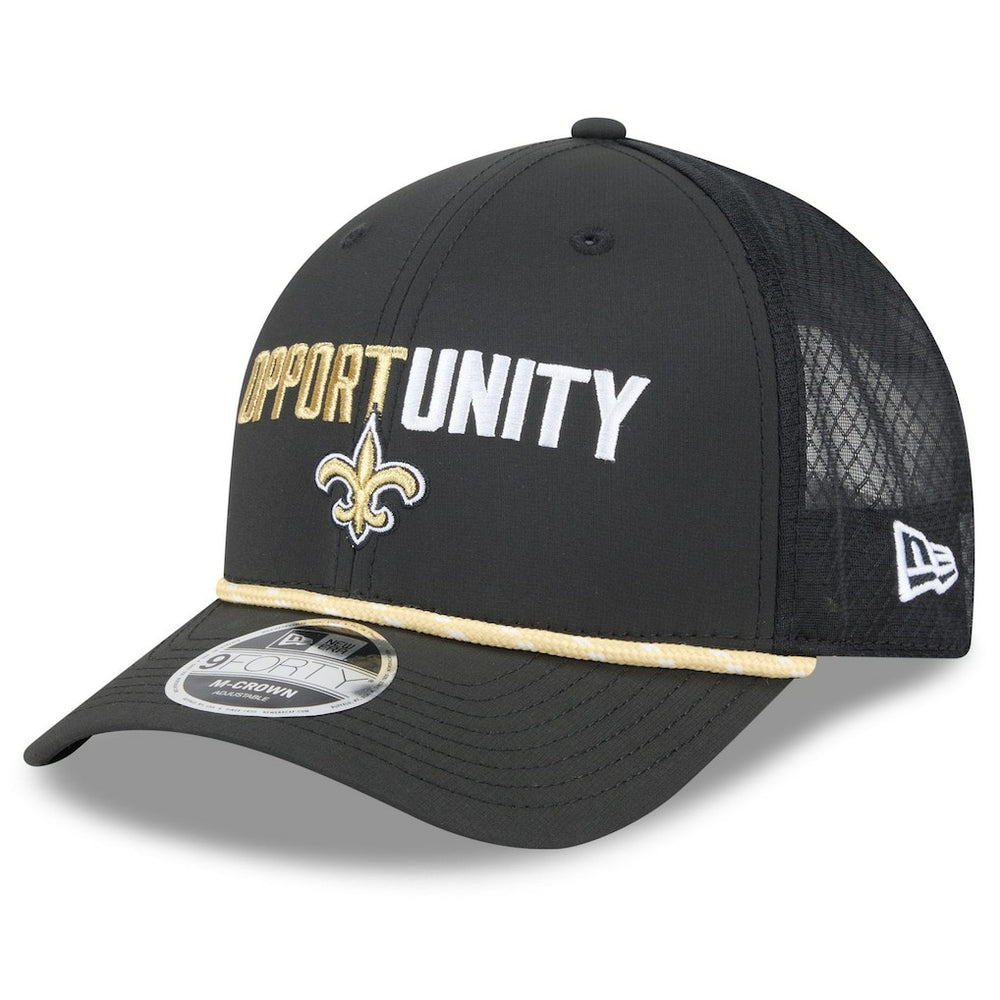 2025 Inspire Change 9FORTY M-Crown Adjustable Hat - New Orleans Saints