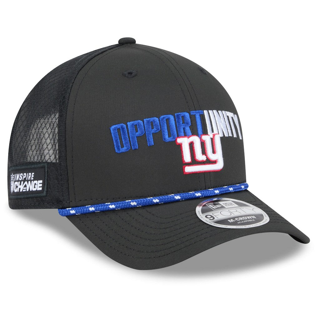 2025 Inspire Change 9FORTY M-Crown Adjustable Hat - New York Giants