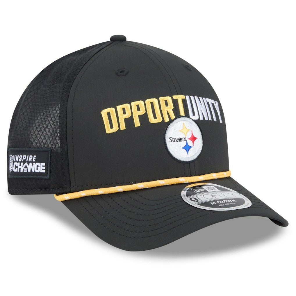 2025 Inspire Change 9FORTY M-Crown Adjustable Hat - Pittsburgh Steelers