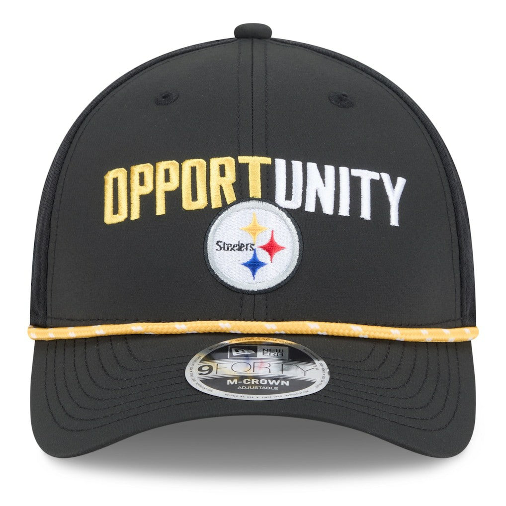2025 Inspire Change 9FORTY M-Crown Adjustable Hat - Pittsburgh Steelers