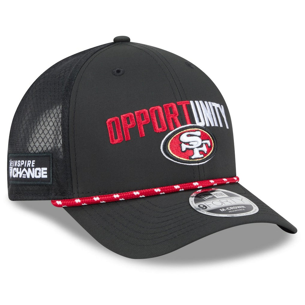 2025 Inspire Change 9FORTY M-Crown Adjustable Hat - San Francisco 49ers
