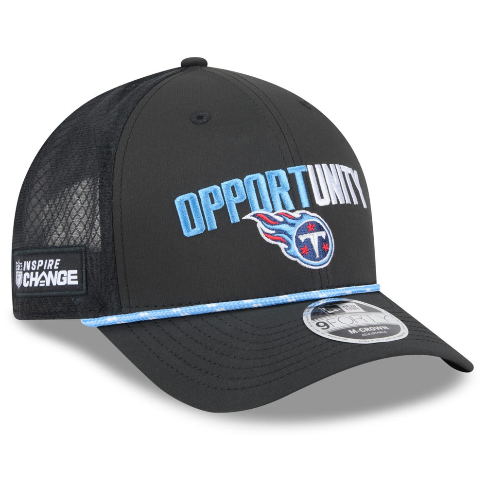2025 Inspire Change 9FORTY M-Crown Adjustable Hat - Tennessee Titans