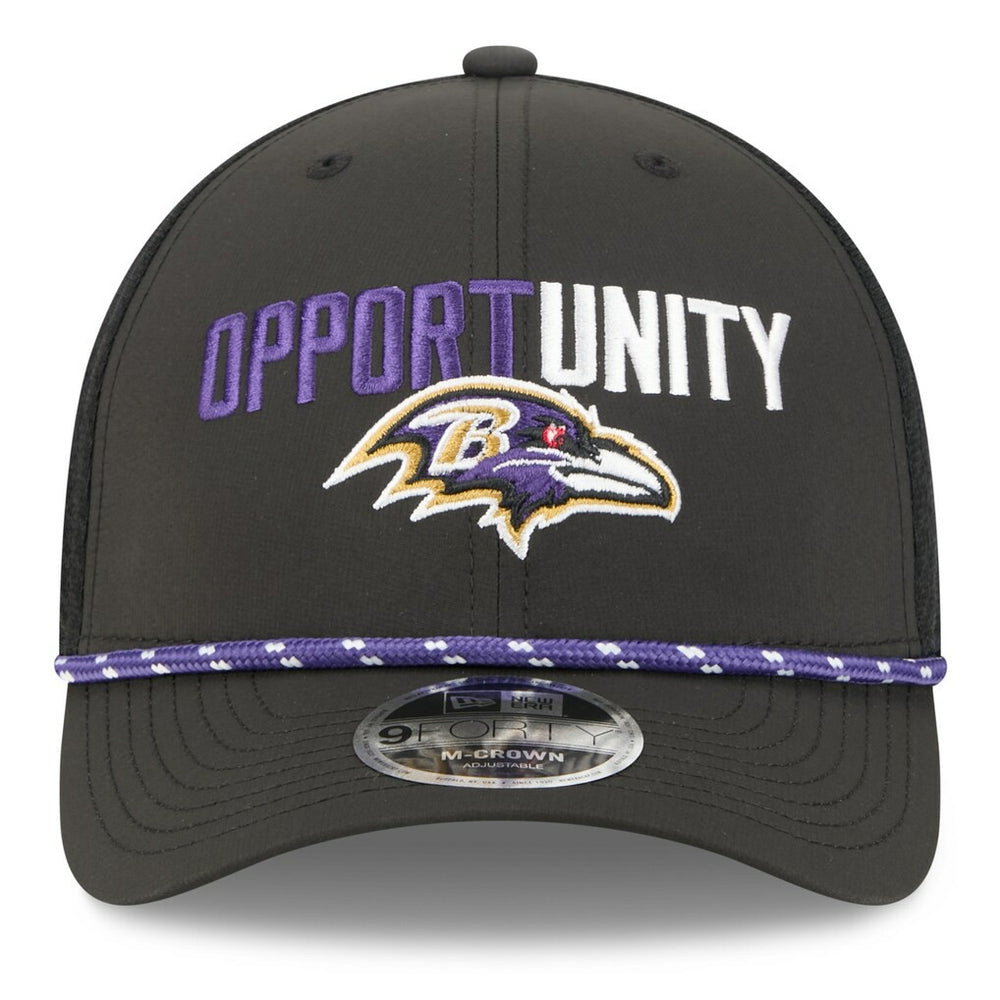 2025 Inspire Change 9FORTY M-Crown Adjustable Hat - Baltimore Ravens
