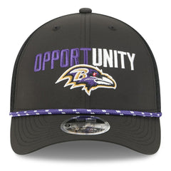 2025 Inspire Change 9FORTY M-Crown Adjustable Hat - Baltimore Ravens