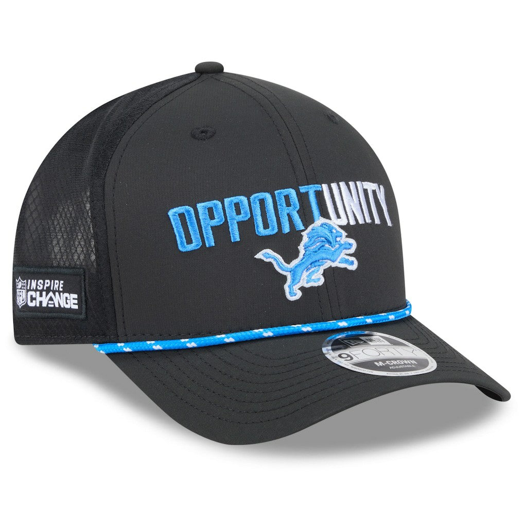 2025 Inspire Change 9FORTY M-Crown Adjustable Hat - Detroit Lions