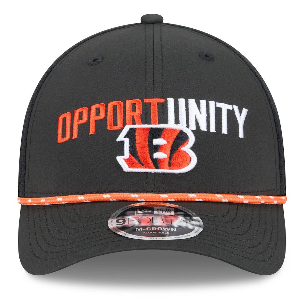 2025 Inspire Change 9FORTY M-Crown Adjustable Hat - Cincinnati Bengals