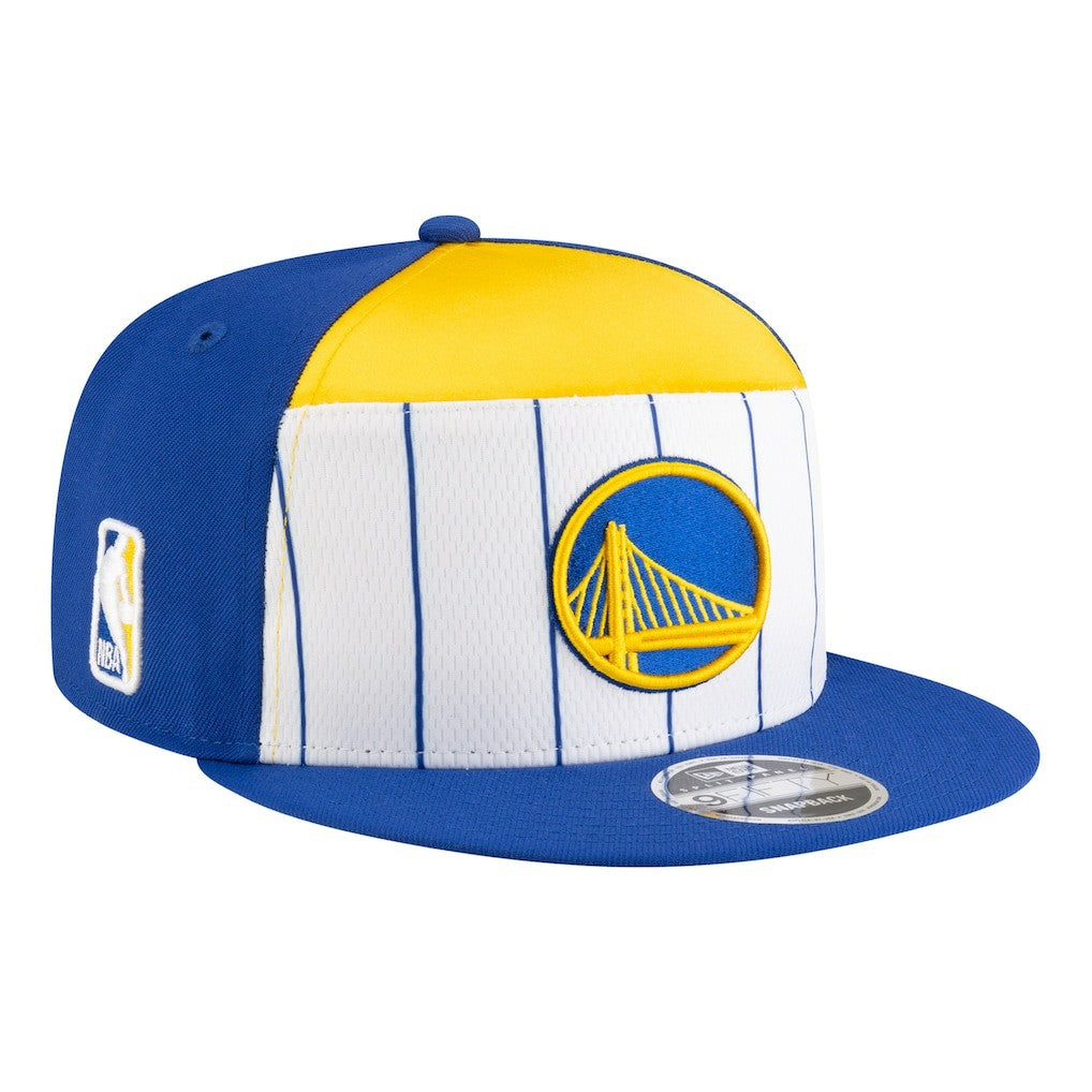 NBA Golden State Warriors Youth 2025 NBA Tip Off Split Panel 9FIFTY Snapback Hat sale