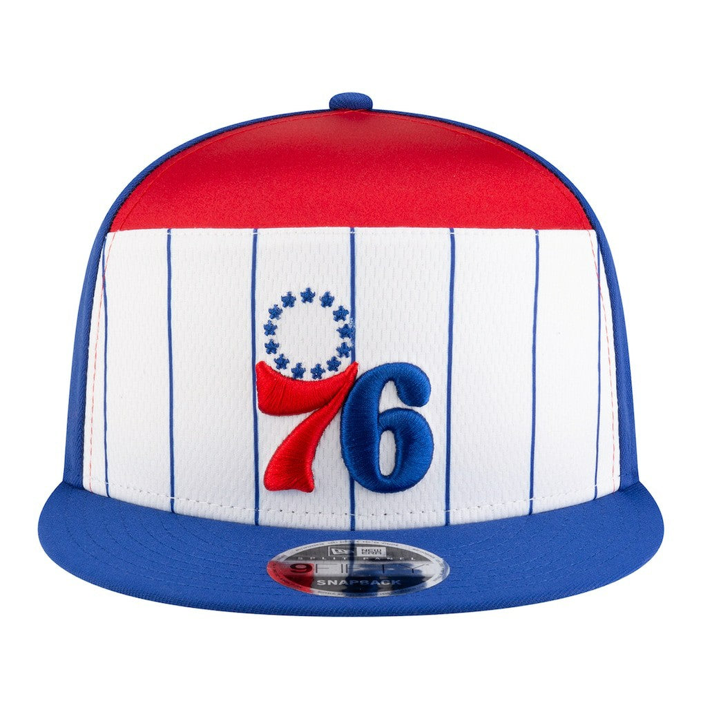 NBA Philadelphia 76ers Youth 2025 NBA Tip Off Split Panel 9FIFTY Snapback Hat