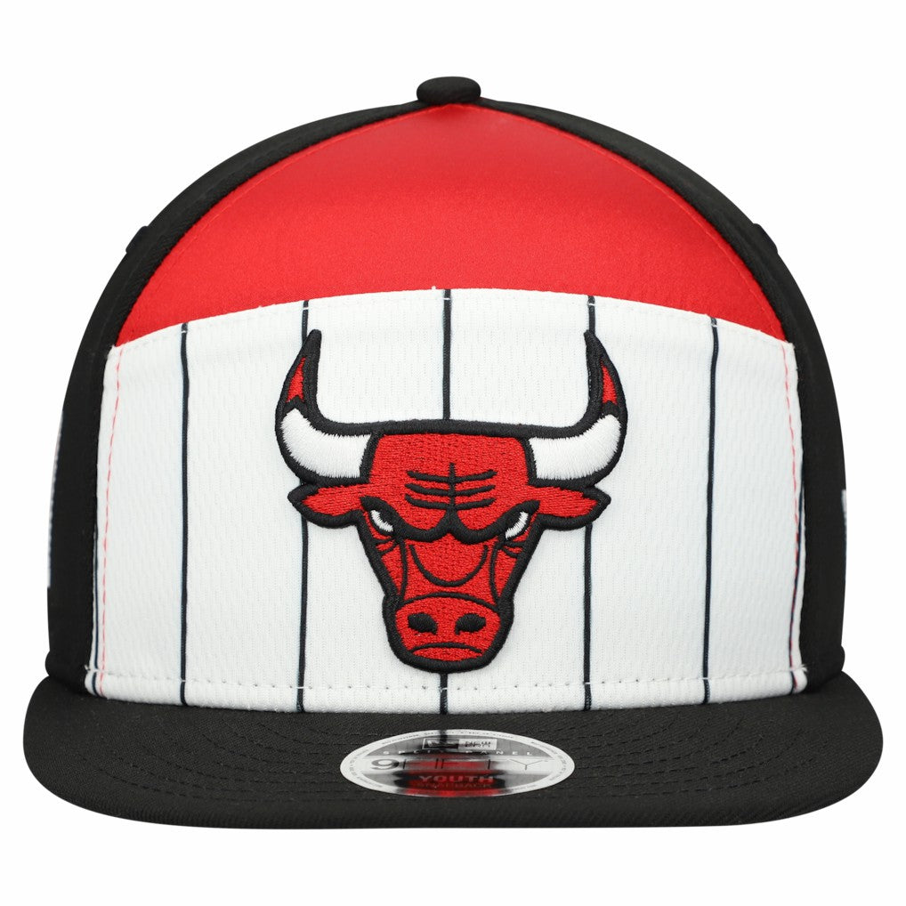 NBA Chicago Bulls Youth 2025 NBA Tip Off Split Panel 9FIFTY Snapback Hat