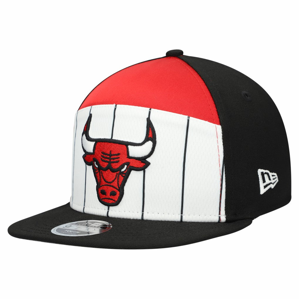 NBA Chicago Bulls Youth 2025 NBA Tip Off Split Panel 9FIFTY Snapback Hat