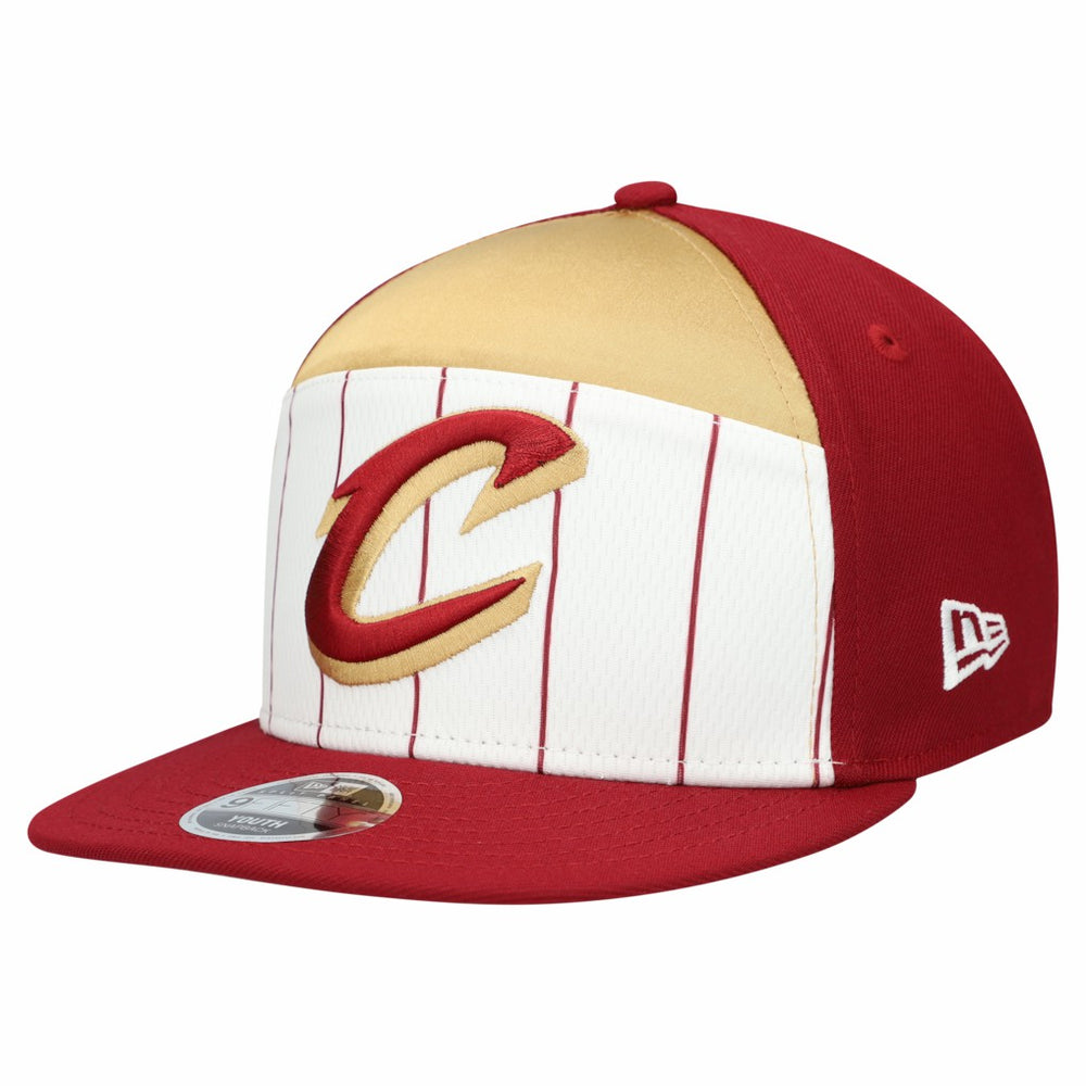 NBA Cleveland Cavaliers Youth 2025 NBA Tip Off Split Panel 9FIFTY Snapback Hat sale