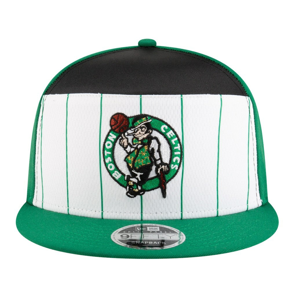 NBA Boston Celtics Youth 2025 NBA Tip Off Split Panel 9FIFTY Snapback Hat