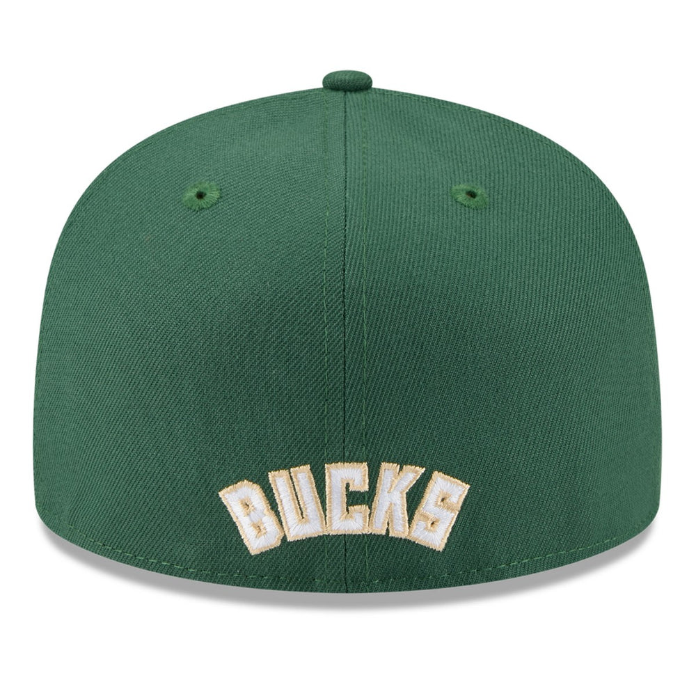 NBA Milwaukee Bucks 2025 NBA Tip Off Split Panel 59FIFTY Fitted Hat