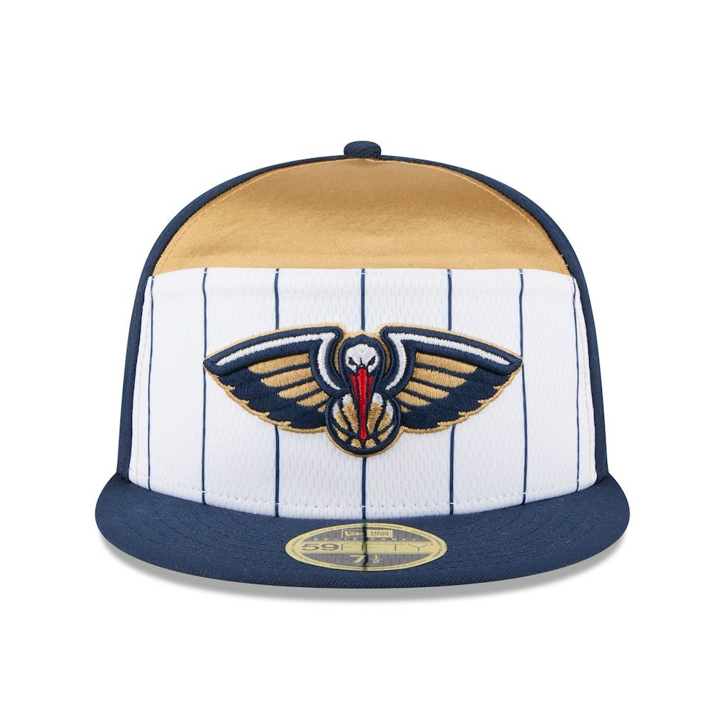 NBA New Orleans Pelicans 2025 NBA Tip Off Split Panel 59FIFTY Fitted Hat