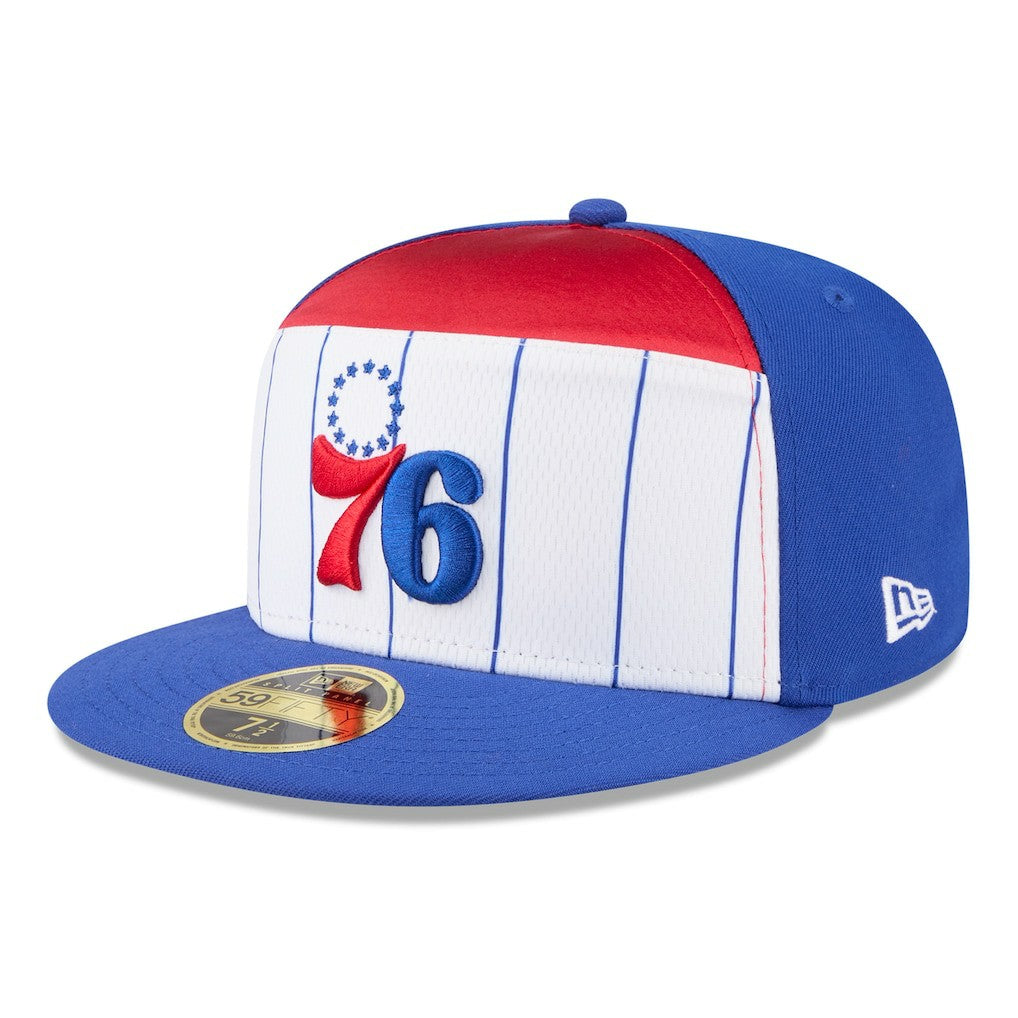 NBA Philadelphia 76ers 2025 NBA Tip Off Split Panel 59FIFTY Fitted Hat
