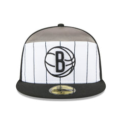 NBA Brooklyn Nets 2025 NBA Tip Off Split Panel 59FIFTY Fitted Hat