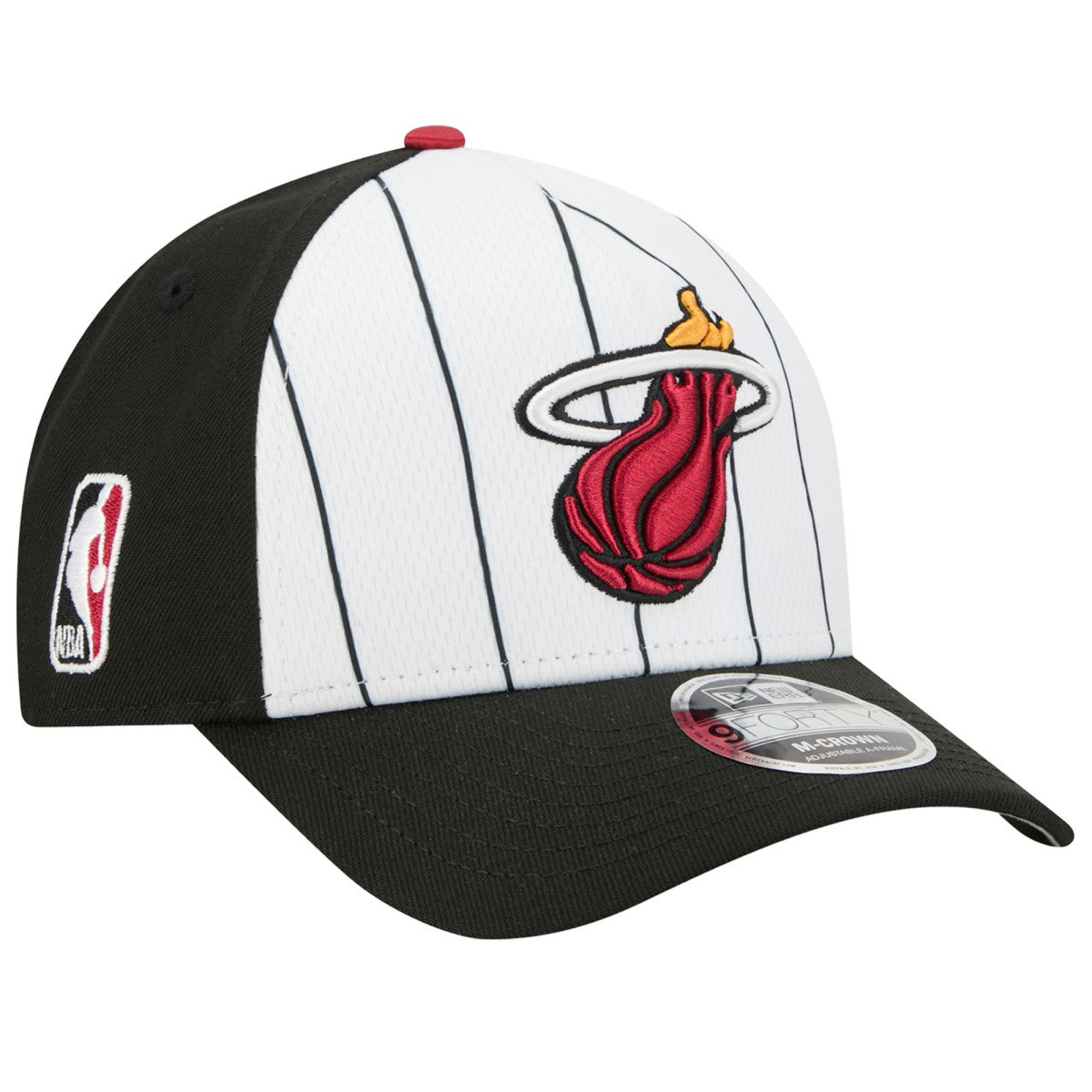 NBA Miami Heat 2025 NBA Tip Off M-Crown A-Frame 9FORTY Adjustable Hat