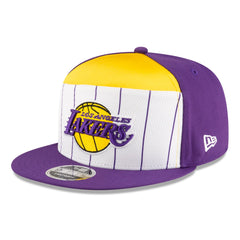 NBA Los Angeles Lakers 2025 NBA Tip Off Split Panel 9FIFTY Snapback Hat