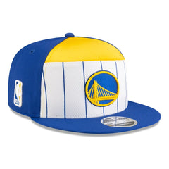 NBA Golden State Warriors 2025 NBA Tip Off Split Panel 9FIFTY Snapback Hat sale