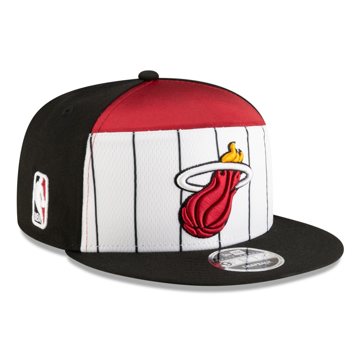NBA Miami Heat 2025 NBA Tip Off Split Panel 9FIFTY Snapback Hat
