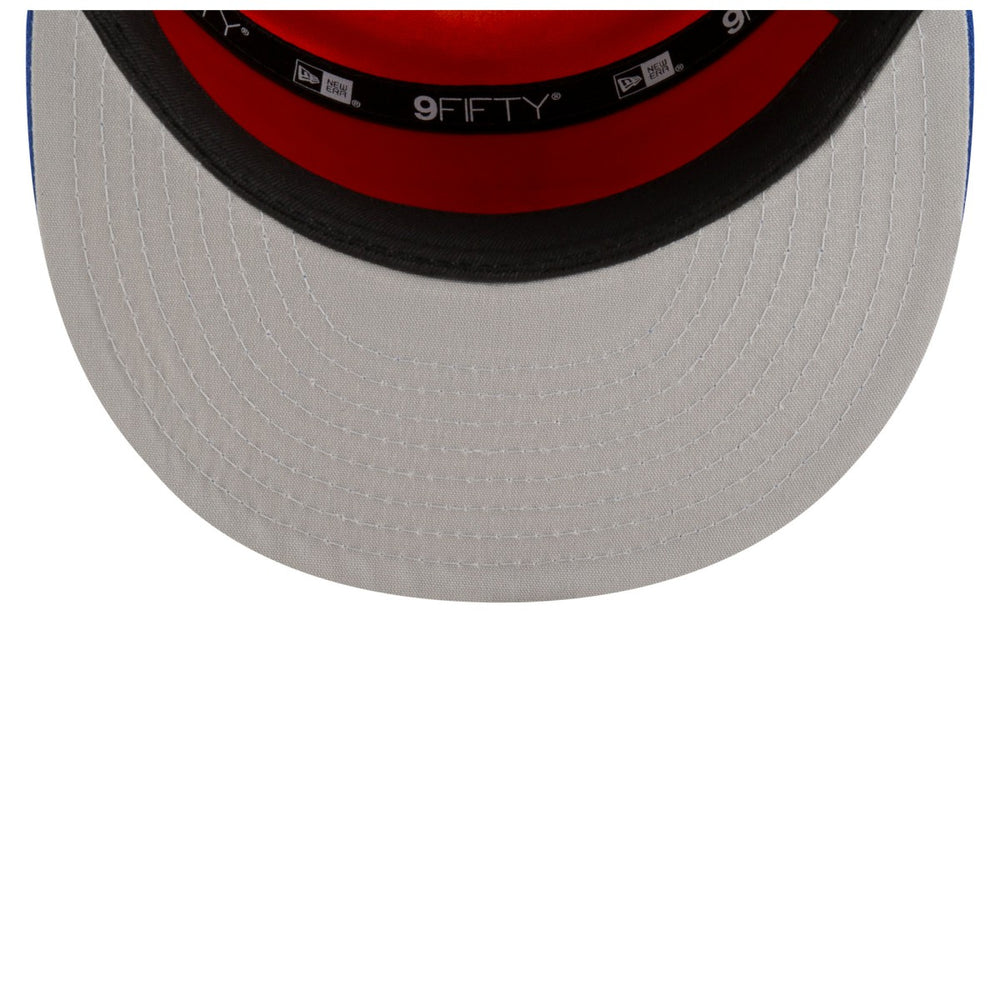 NBA New York Knicks 2025 NBA Tip Off Split Panel 9FIFTY Snapback Hat