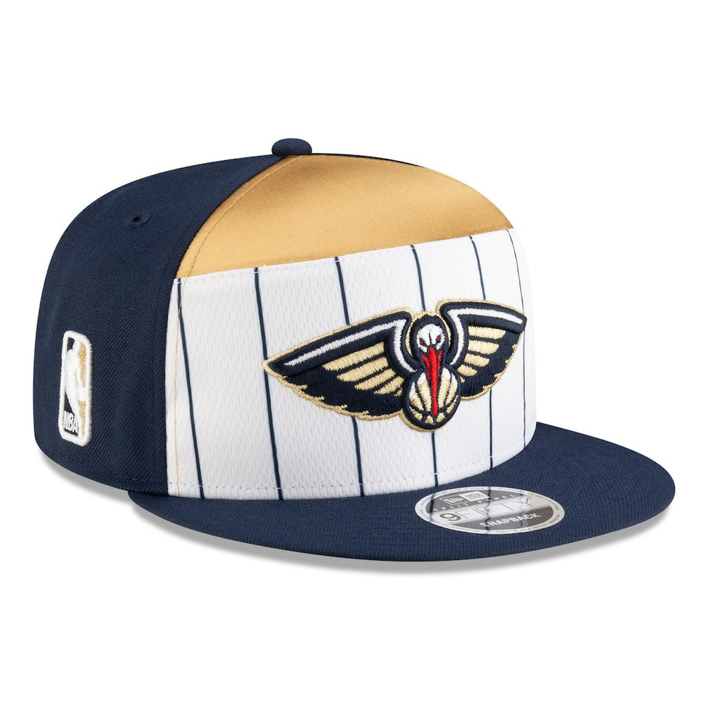 NBA New Orleans Pelicans 2025 NBA Tip Off Split Panel 9FIFTY Snapback Hat