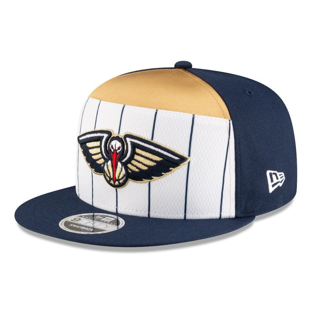 NBA New Orleans Pelicans 2025 NBA Tip Off Split Panel 9FIFTY Snapback Hat