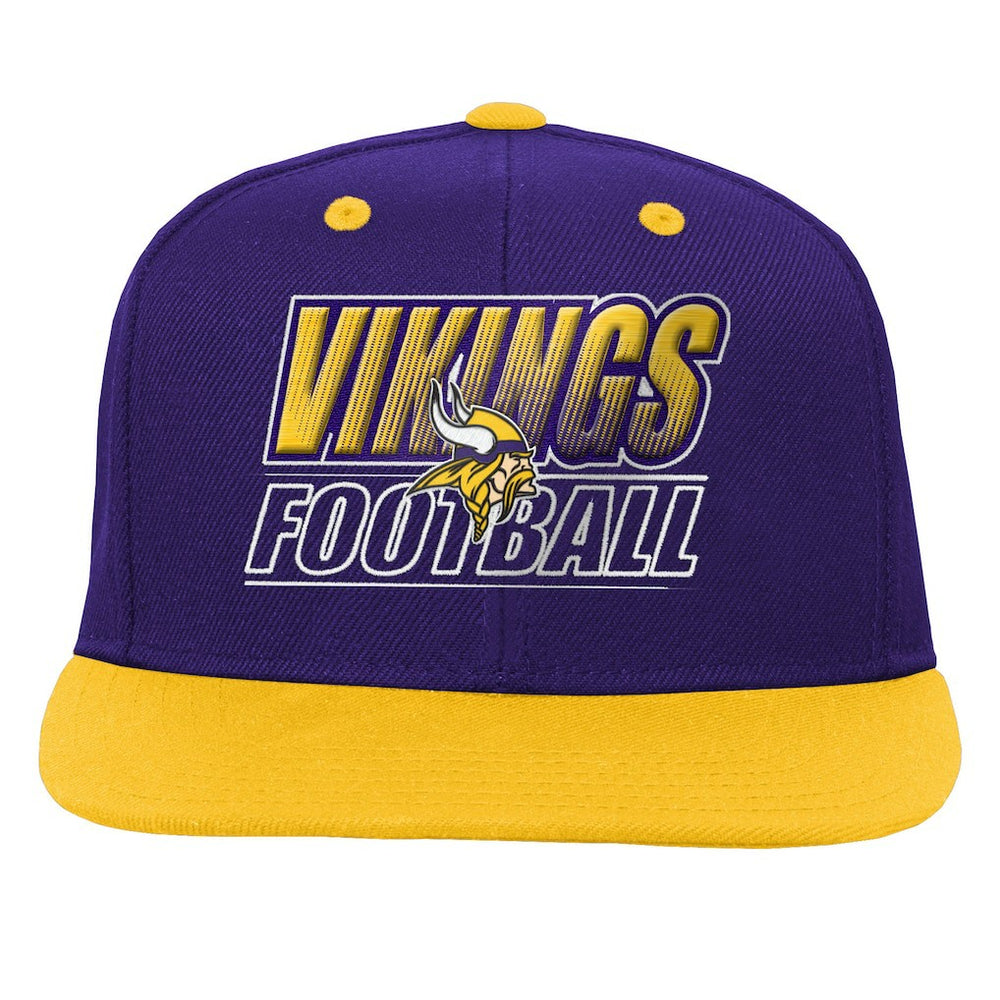 Outerstuff Youth Team Gradient Deadstock Snapback Hat - Minnesota Vikings