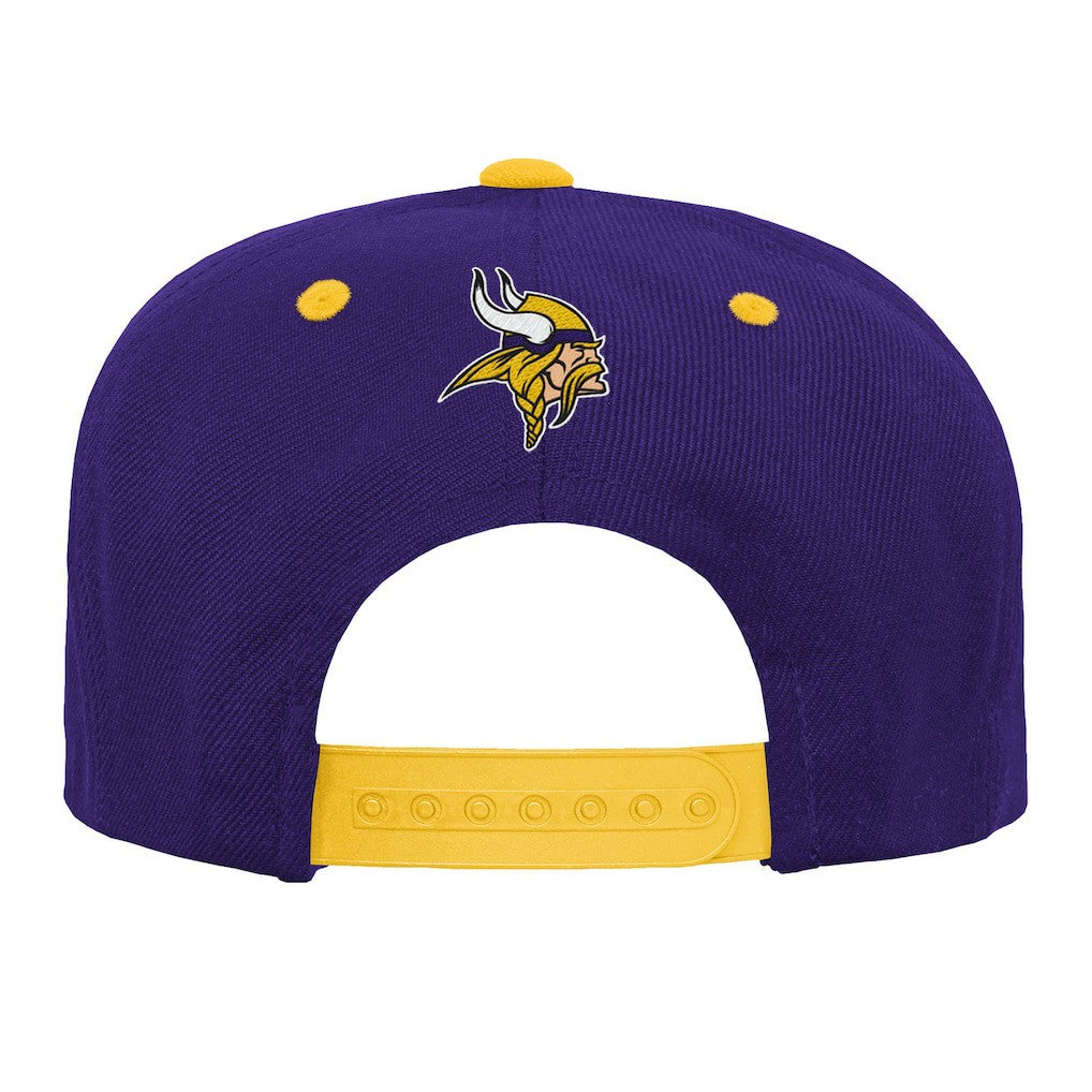 Outerstuff Youth Team Gradient Deadstock Snapback Hat - Minnesota Vikings